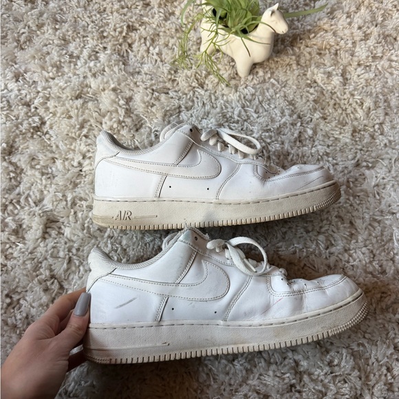 Nike men’s Nike Air Force One thick soul size 11 White Low-Top Sneakers main image 5